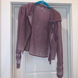 Z Supply Cropped Hoodie, Size S